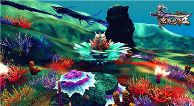 图片: 图4：海底生物在植被中穿梭.jpg