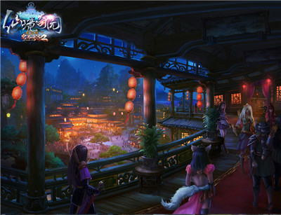 图片: 图1：《完美国际2》新版“仙境奇园”家园原画.jpg