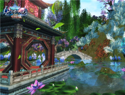 图片: 图6：《完美国际2》“仙境奇园”家园截图：中式优雅.jpg