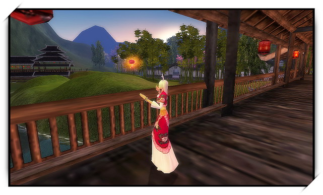 桃花坞是许多情侣偏爱的约会圣地,因为这里到处弥漫着桃花的香气萌 